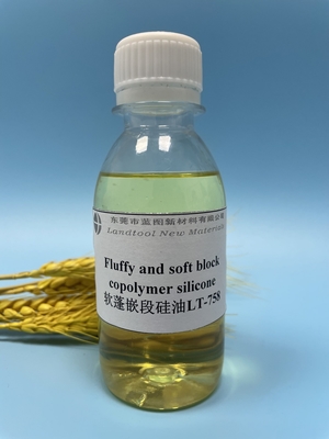 Materia textil de Pale Yellow Cationic Softener For, copolímero de bloque de 6.0-6.5 pH
