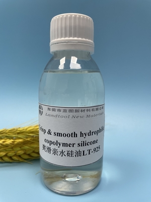 Acabamiento químico del silicón hidrofílico del copolímero de las materias textiles para las fibras naturales