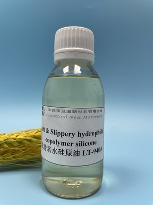 contenido activo hidrofílico viscoso transparente del suavizador el 90% del silicón 120kg/Drum, aceite de silicón hidrofílico sedoso