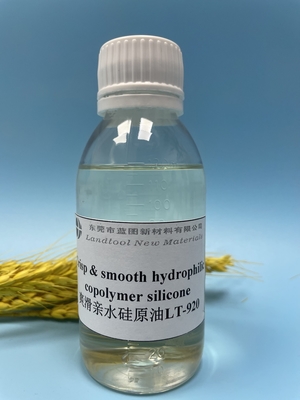 Suavizador hidrofílico Pale Yellow Transparent Viscous Liquid APEO del compuesto del organosilicio