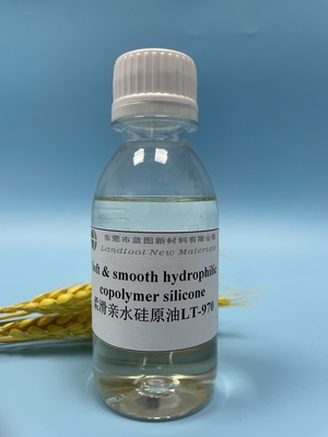 Catiónico débil hidrofílico suave y liso regordete del aceite de silicón del copolímero de Handfeel