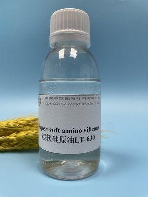 Suavizador amino del silicón de la viscosidad catiónica débil usado en algodón y poliéster