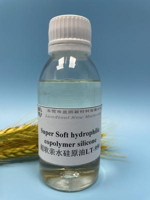 Gordura de la suavidad del aceite de silicón de Pale Yellow Transparent Viscous Liquid buena