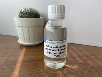 Suavizador líquido transparente Handfeel hidrofílico liso el alisar de APEO del silicón y efectos que cubren