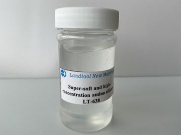 Grado médico, final amino del suavizador Pale Yellow Transparent Viscous Liquid del silicón/de la goma, suave y mullido