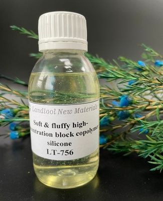 Aceite de silicón ternario del bloque, pequeño suavizador de la tela del silicón del peso molecular
