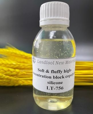 Aceite de silicón ternario del bloque, pequeño suavizador de la tela del silicón del peso molecular
